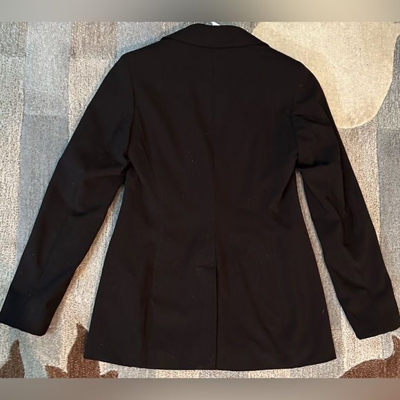 Boston Proper Andrea Behar Jeweled Crest Single Button Blazer - Picture 7 of 8